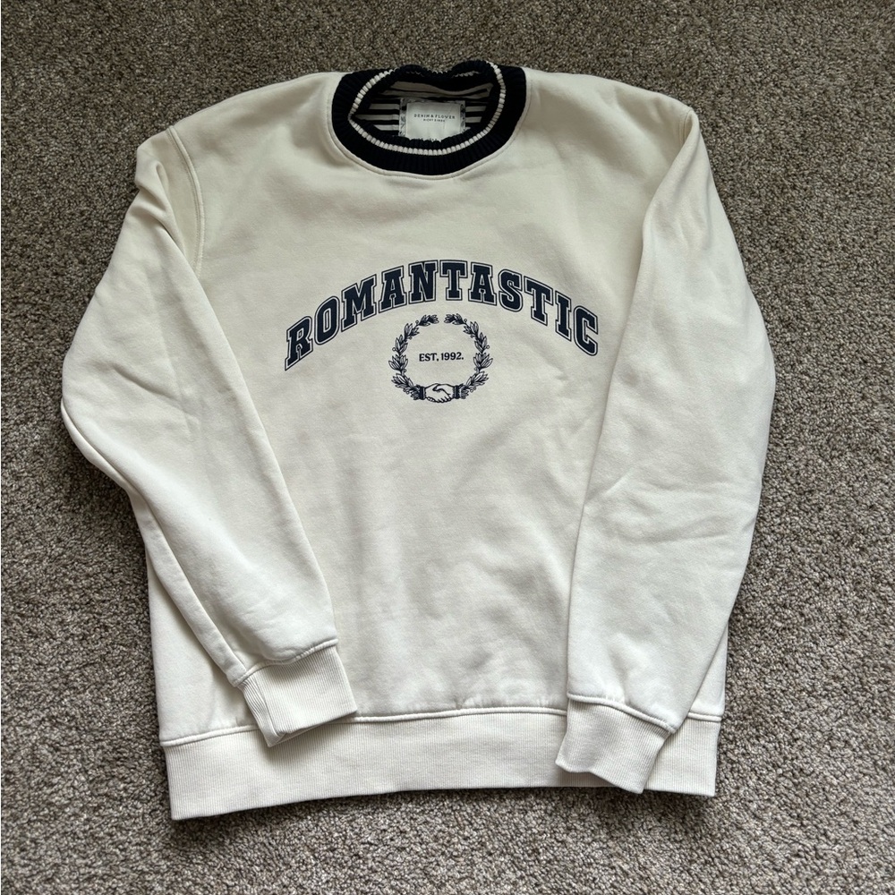 Denim & Flower ‘Romantics’ Crewneck